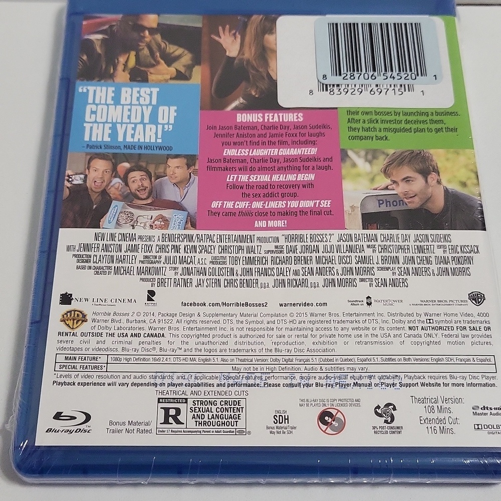 Horrible Bosses 2 Blu-ray Extended Cut - Picture 2 of 3
